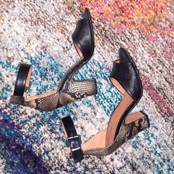 Nicole Snakeskin Heels - Picture 8 of 13